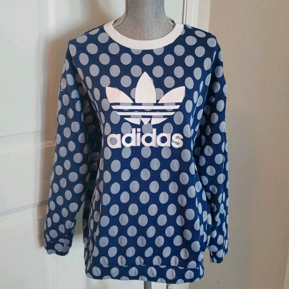 *AUTHENTIC* Adidas Polka-dot Sweatshirt